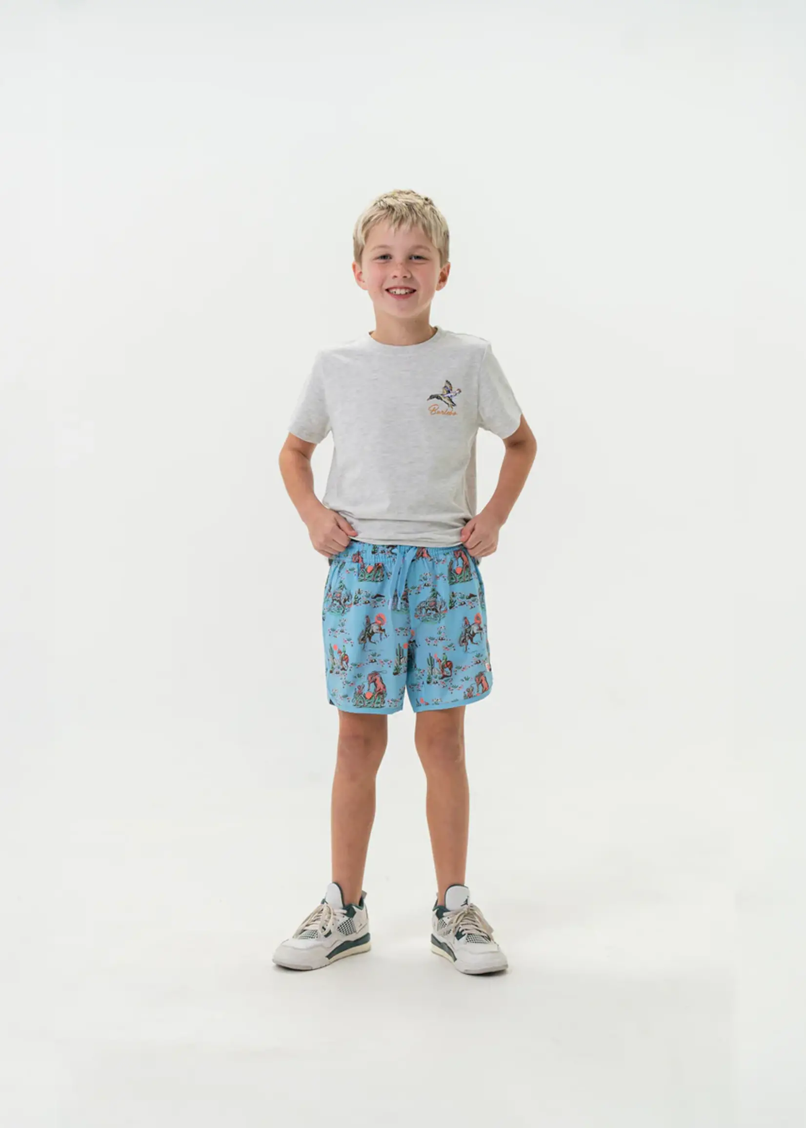 Bloom and Company Burlebo Youth Cowboy Up Swim Trunk