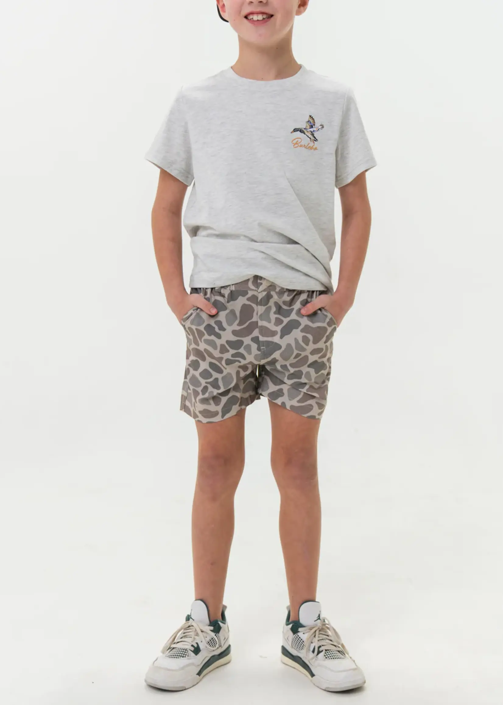 Bloom and Company Burlebo Youth Classic Deer Camo Everyday Shorts