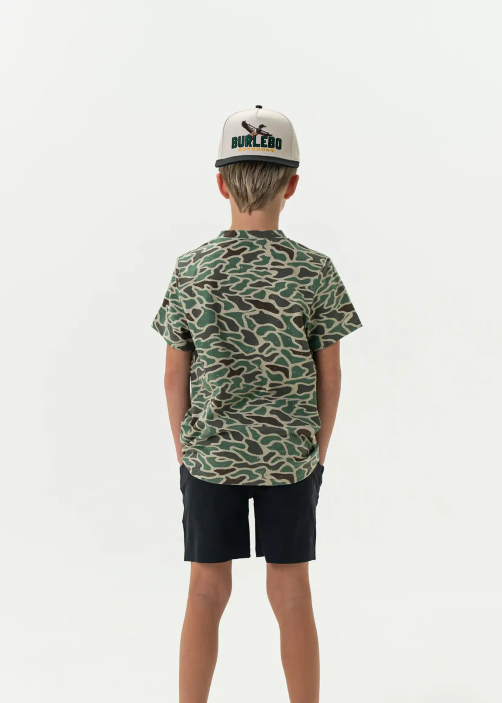 Bloom and Company Burlebo Youth Retro Duck Camo Tee