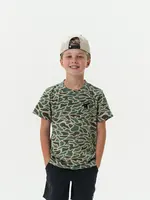 Bloom and Company Burlebo Youth Retro Duck Camo Tee