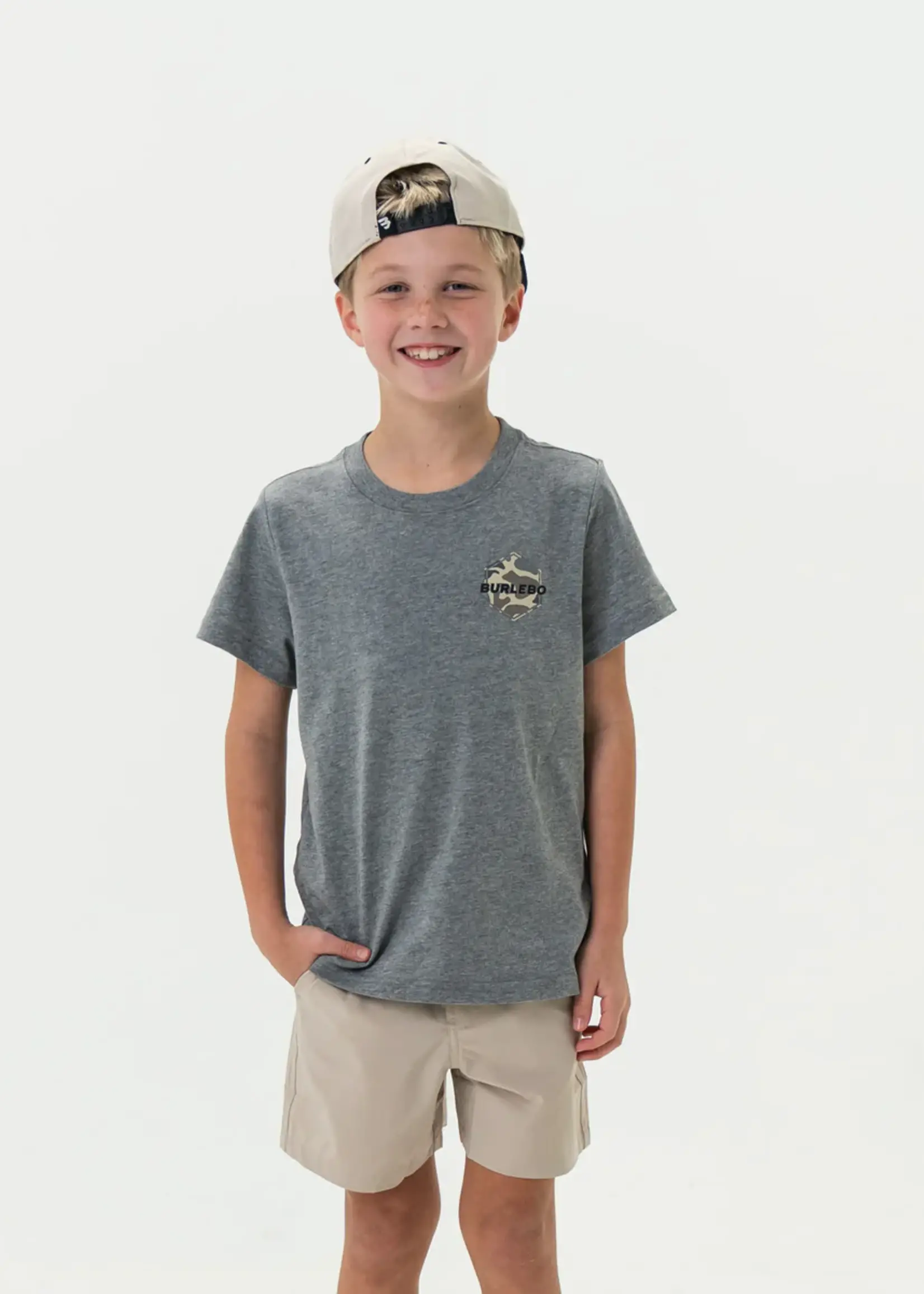 Bloom and Company Burlebo Youth Rad Dude Dark Heather Grey Tee