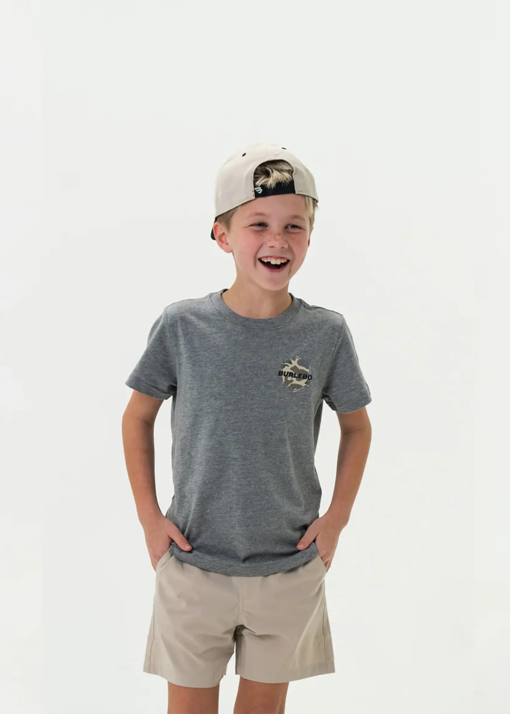 Bloom and Company Burlebo Youth Rad Dude Dark Heather Grey Tee