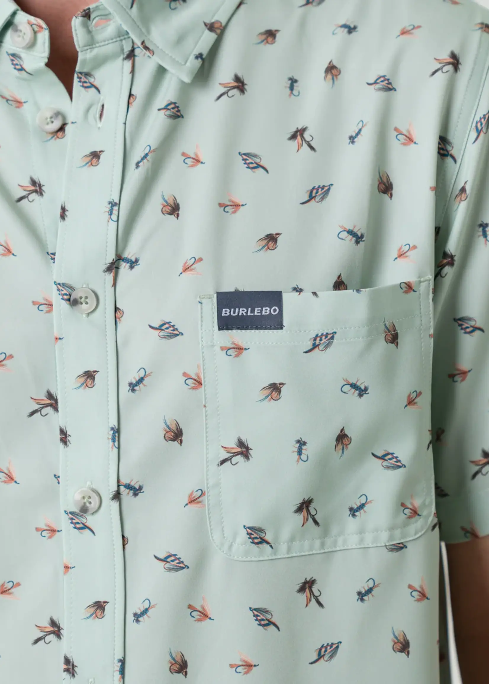 Bloom and Company Burlebo Tying Flies Performance Button Up