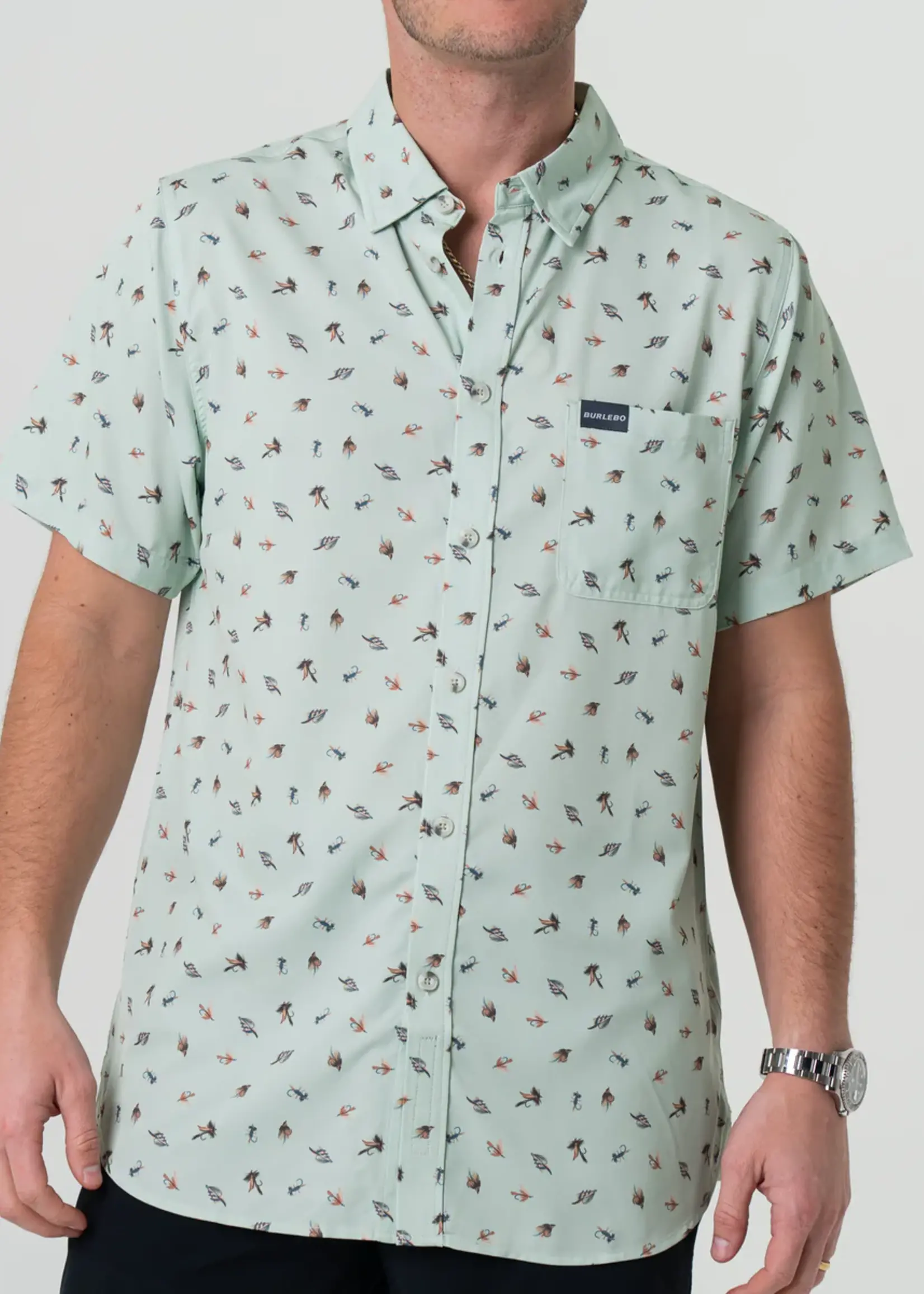 Bloom and Company Burlebo Tying Flies Performance Button Up