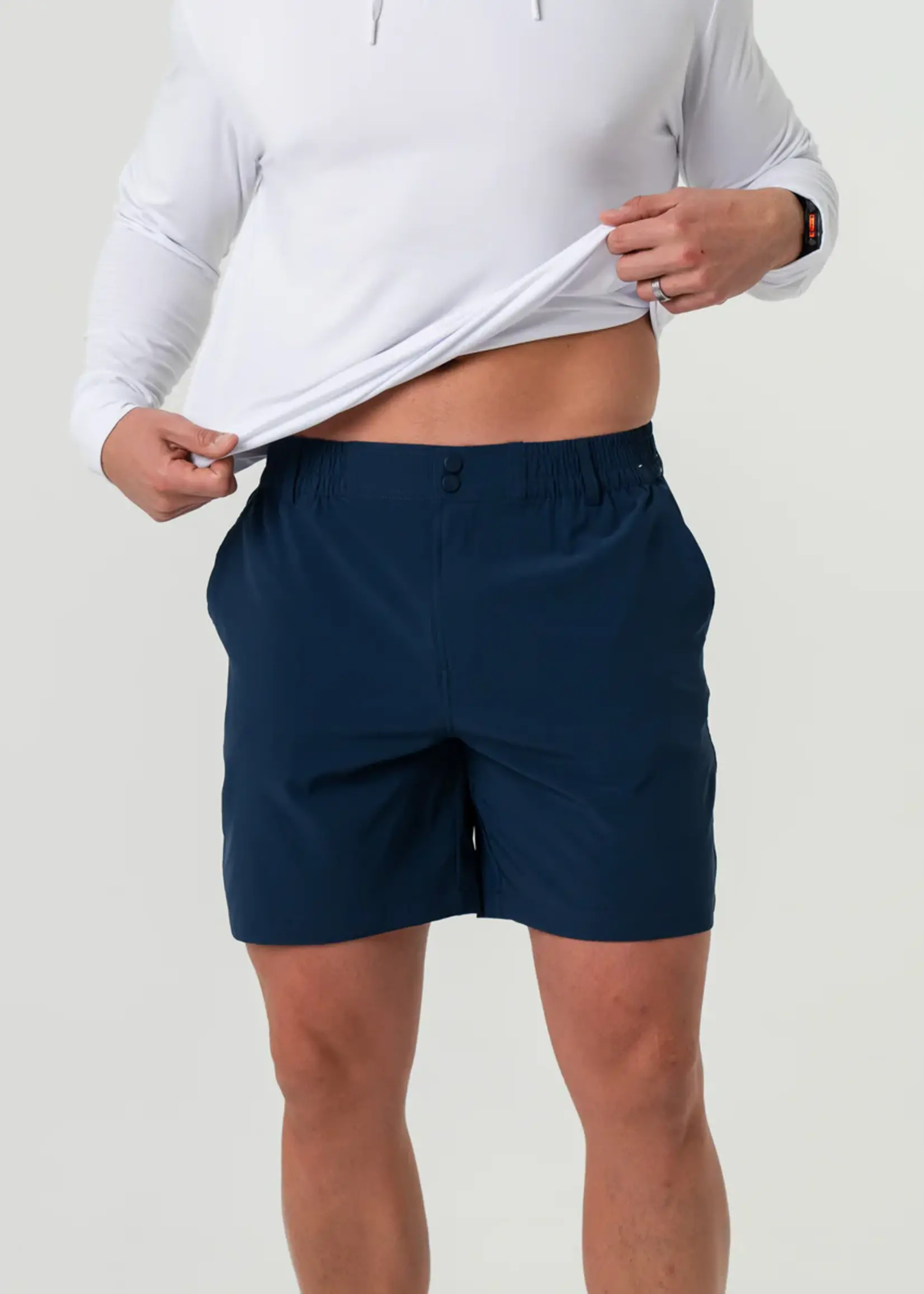 Bloom and Company Burlebo Deep Water Navy Everyday Shorts