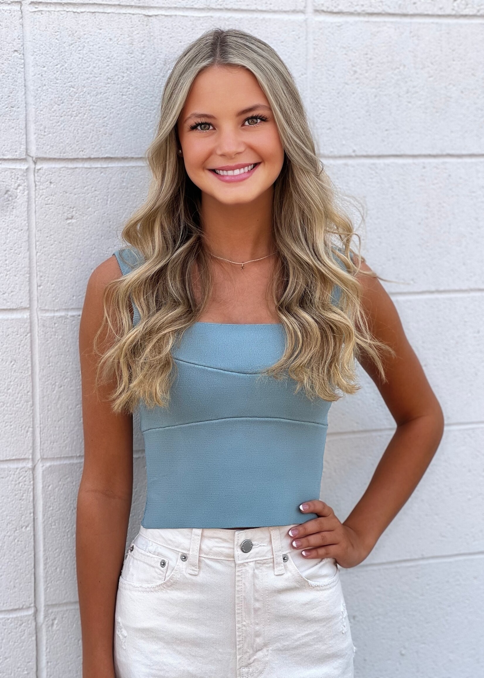 Bloom and Company Sage Bandage Brami Top