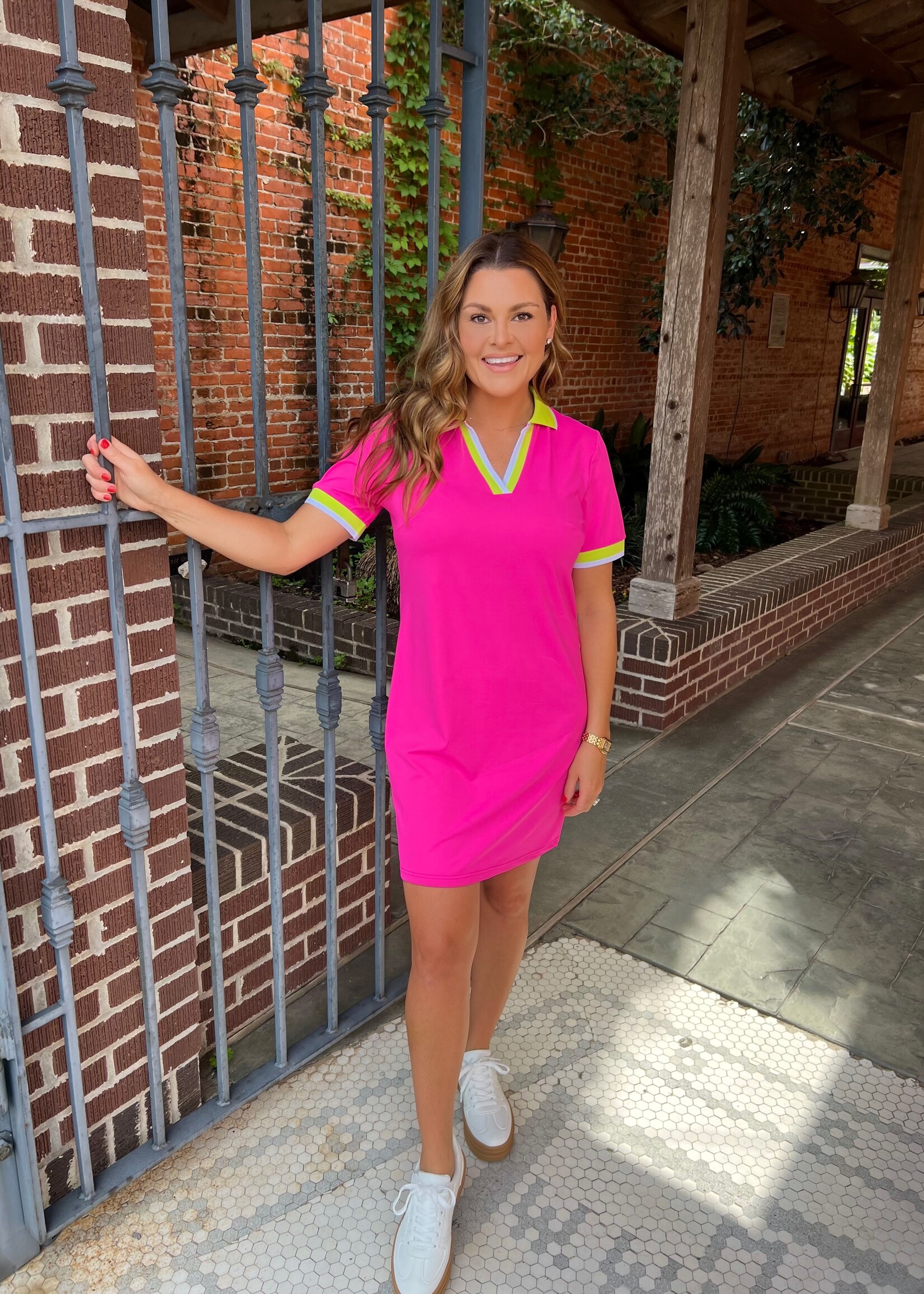 Bloom and Company Rose Butter Soft Contrast Dress
