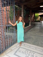 Bloom and Company Green Mineral Wash T-Shirt Dress