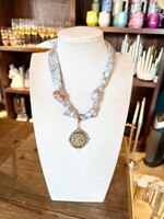 Bloom and Company Mint Gold & Silver Coin Charm Necklace