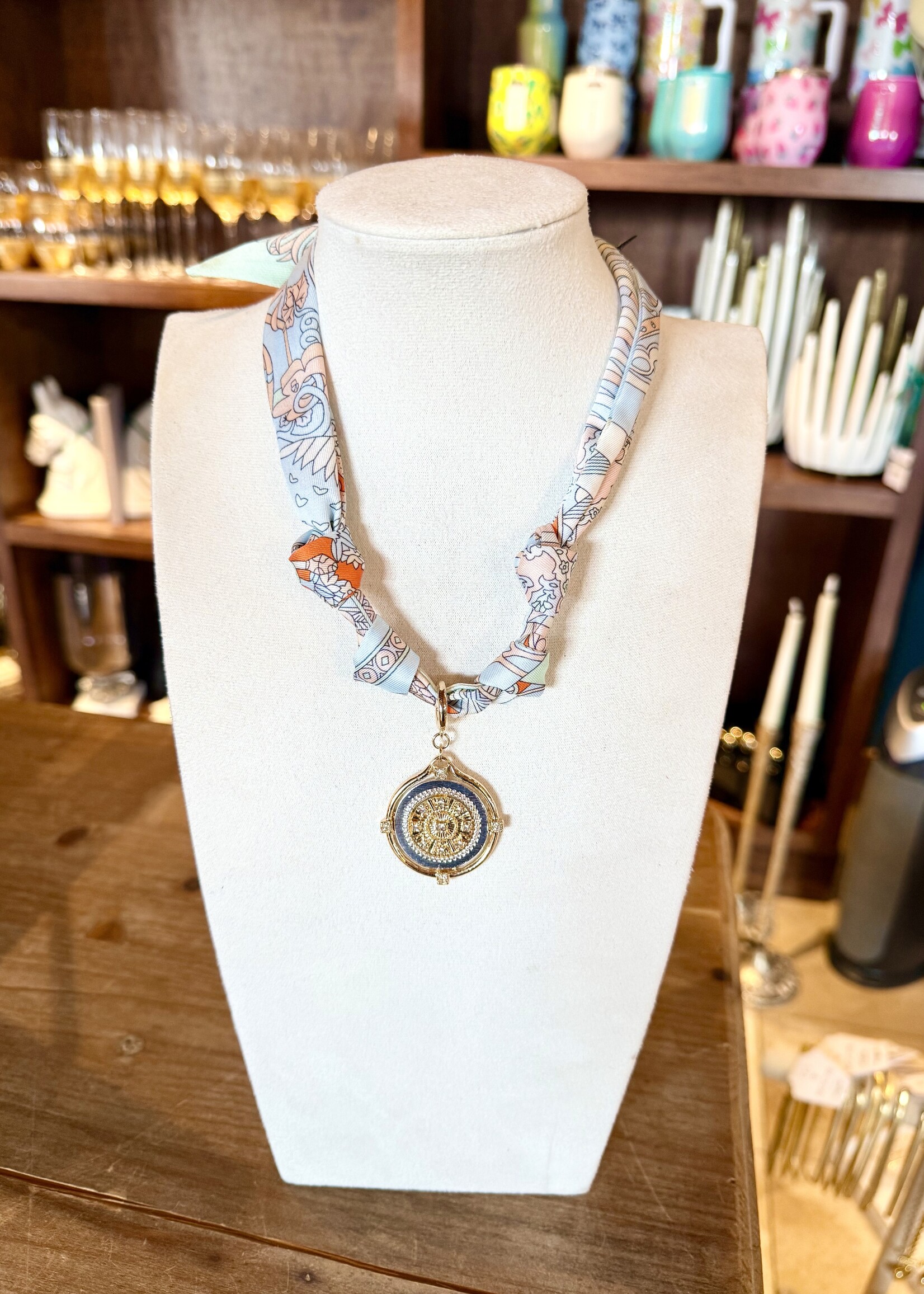 Bloom and Company Mint Gold & Silver Coin Charm Necklace