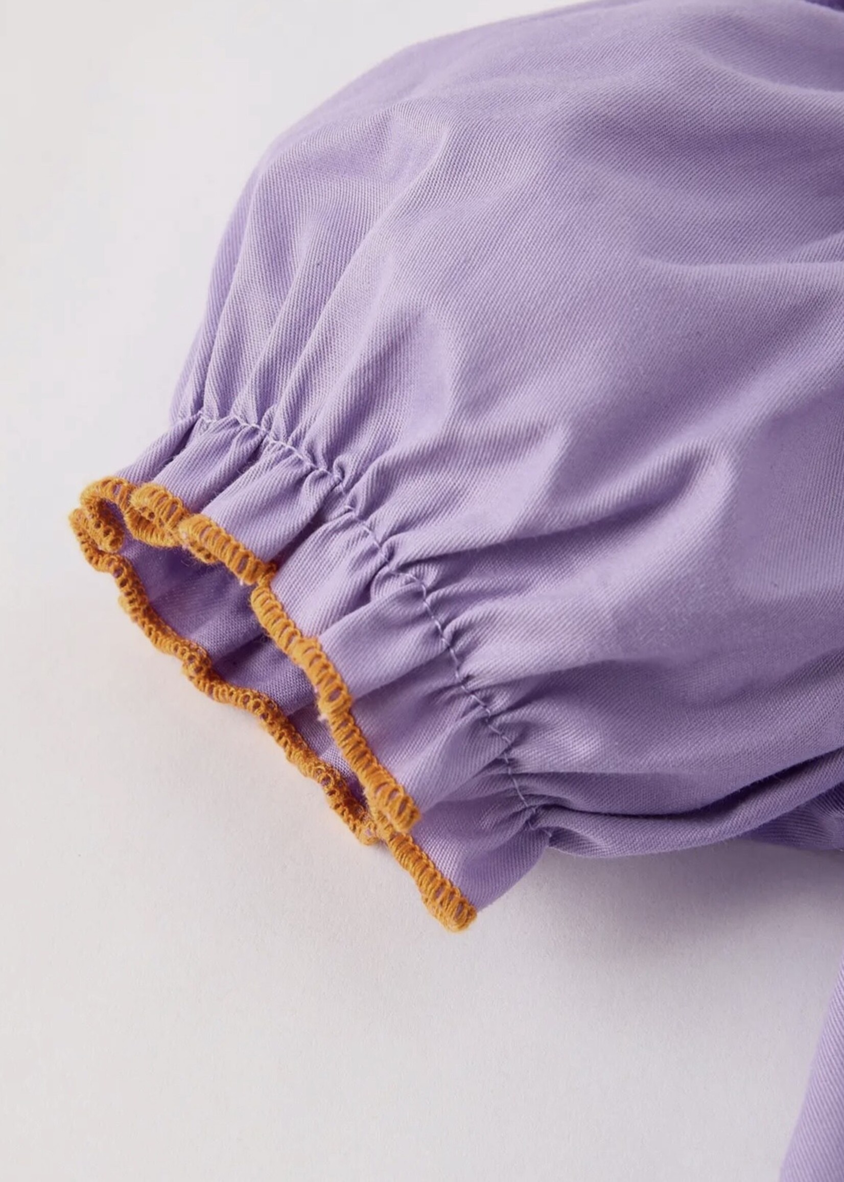 Bloom and Company Purple Halloween Smock Embroidery Baby Girl Dress