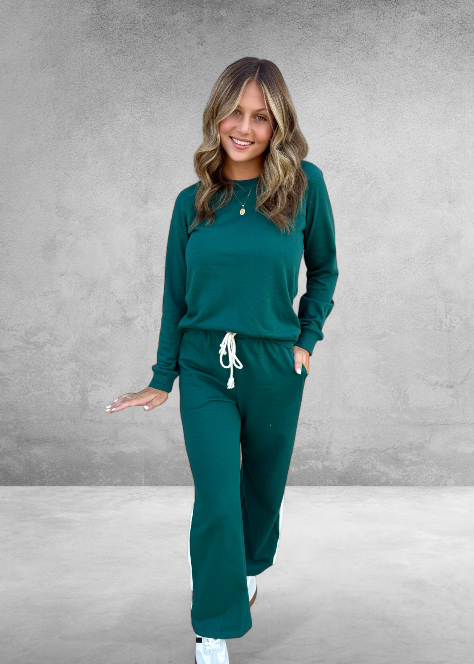 Bloom and Company Green Sweatsuit Set