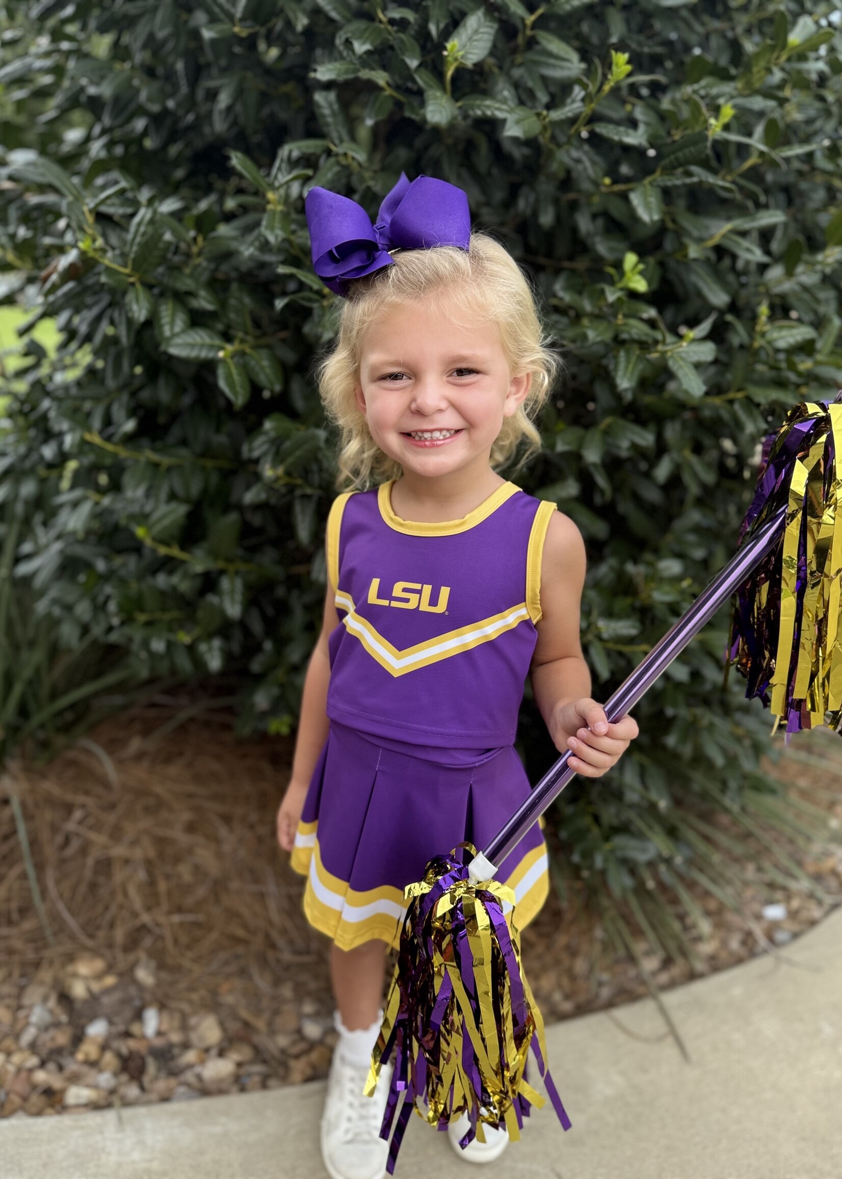 Bloom and Company Girls LSU Game Day Cheerleader Set