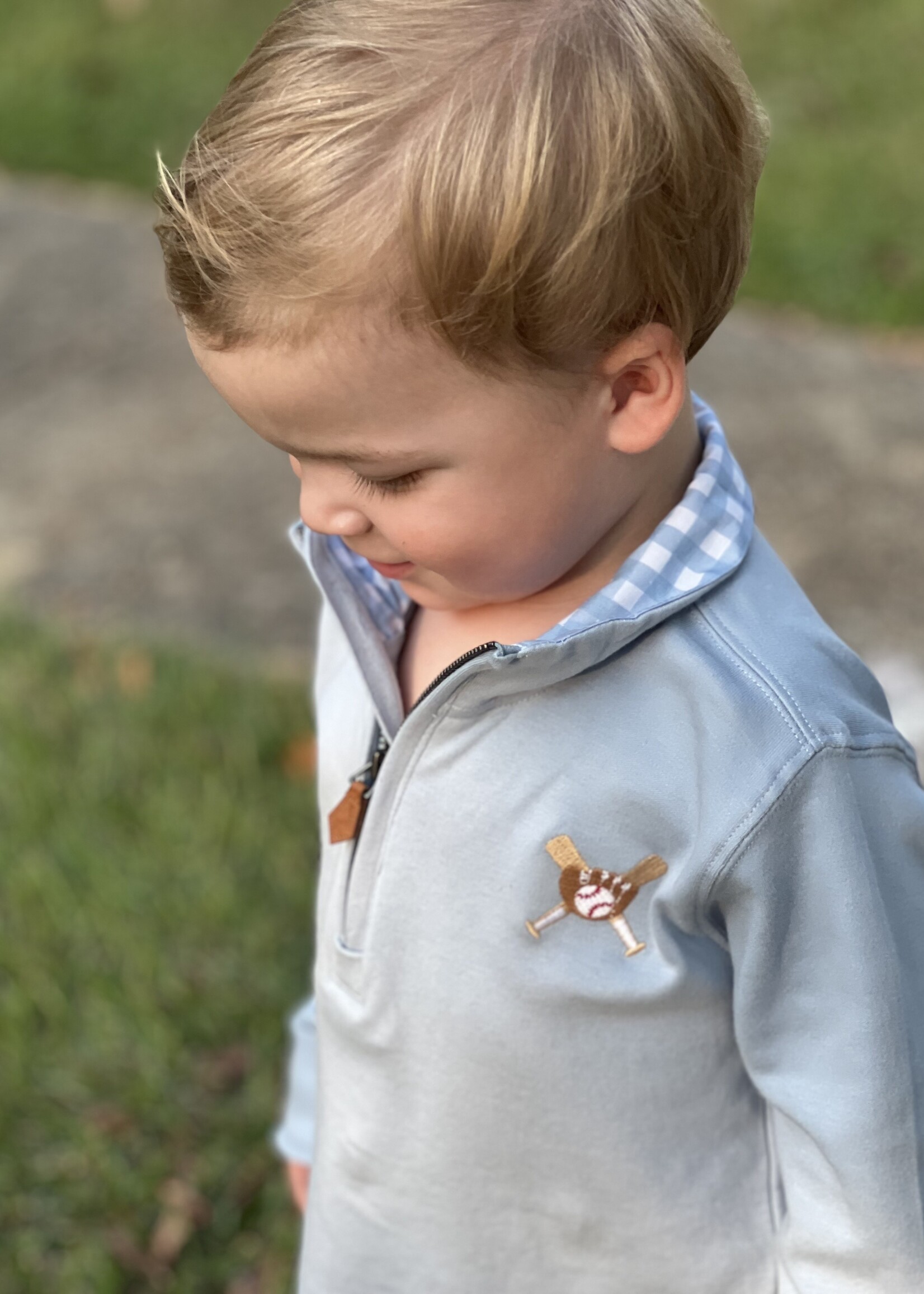 Bloom and Company Baseball Quarter Zip