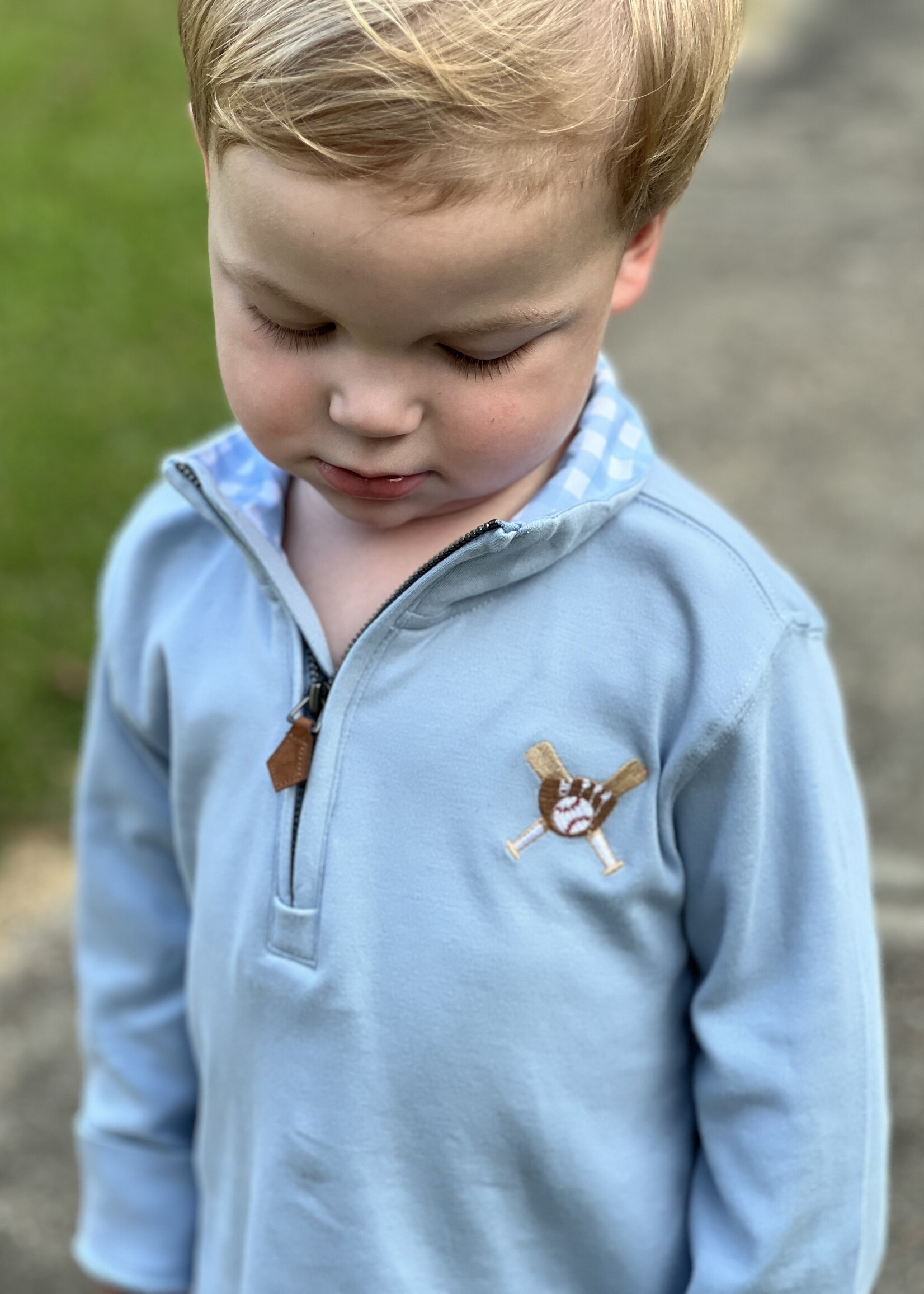 Bloom and Company Baseball Quarter Zip