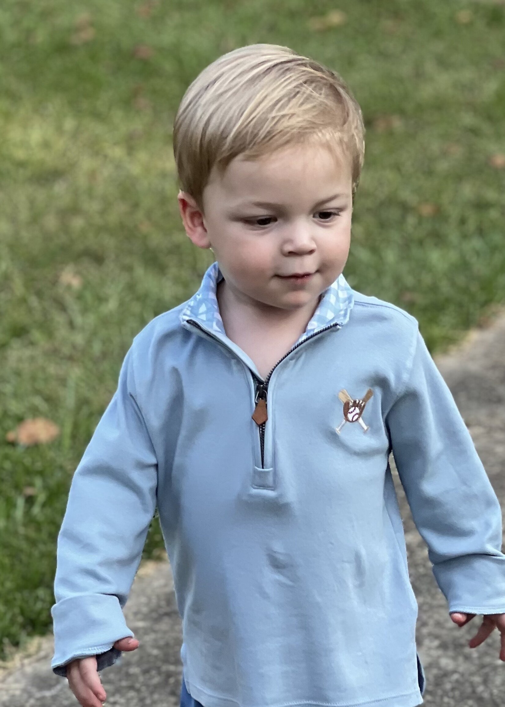 Bloom and Company Baseball Quarter Zip