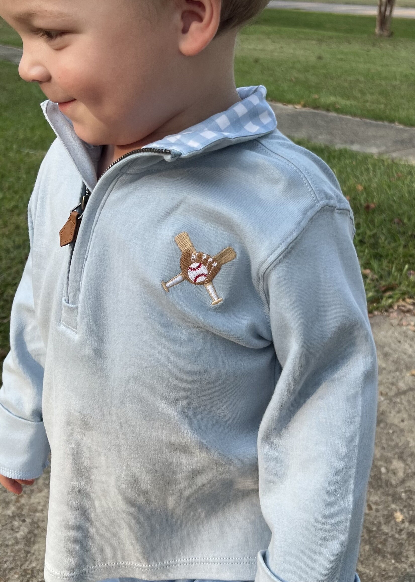 Bloom and Company Baseball Quarter Zip