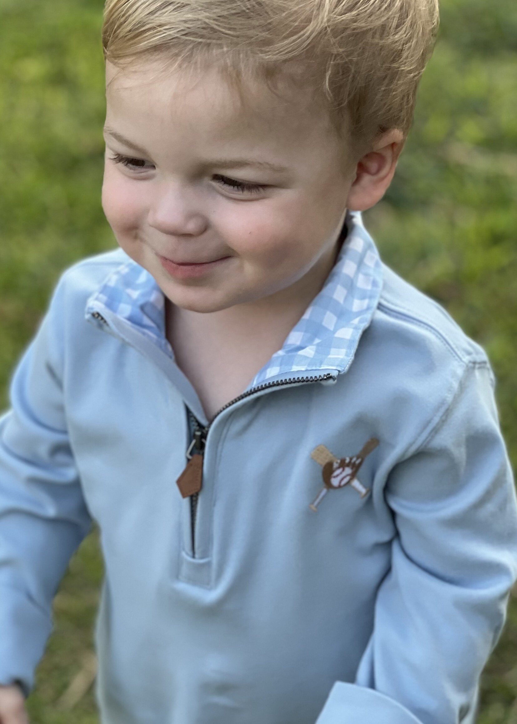 Bloom and Company Baseball Quarter Zip