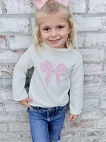 Bloom and Company Youth Bow Rollneck Sweater