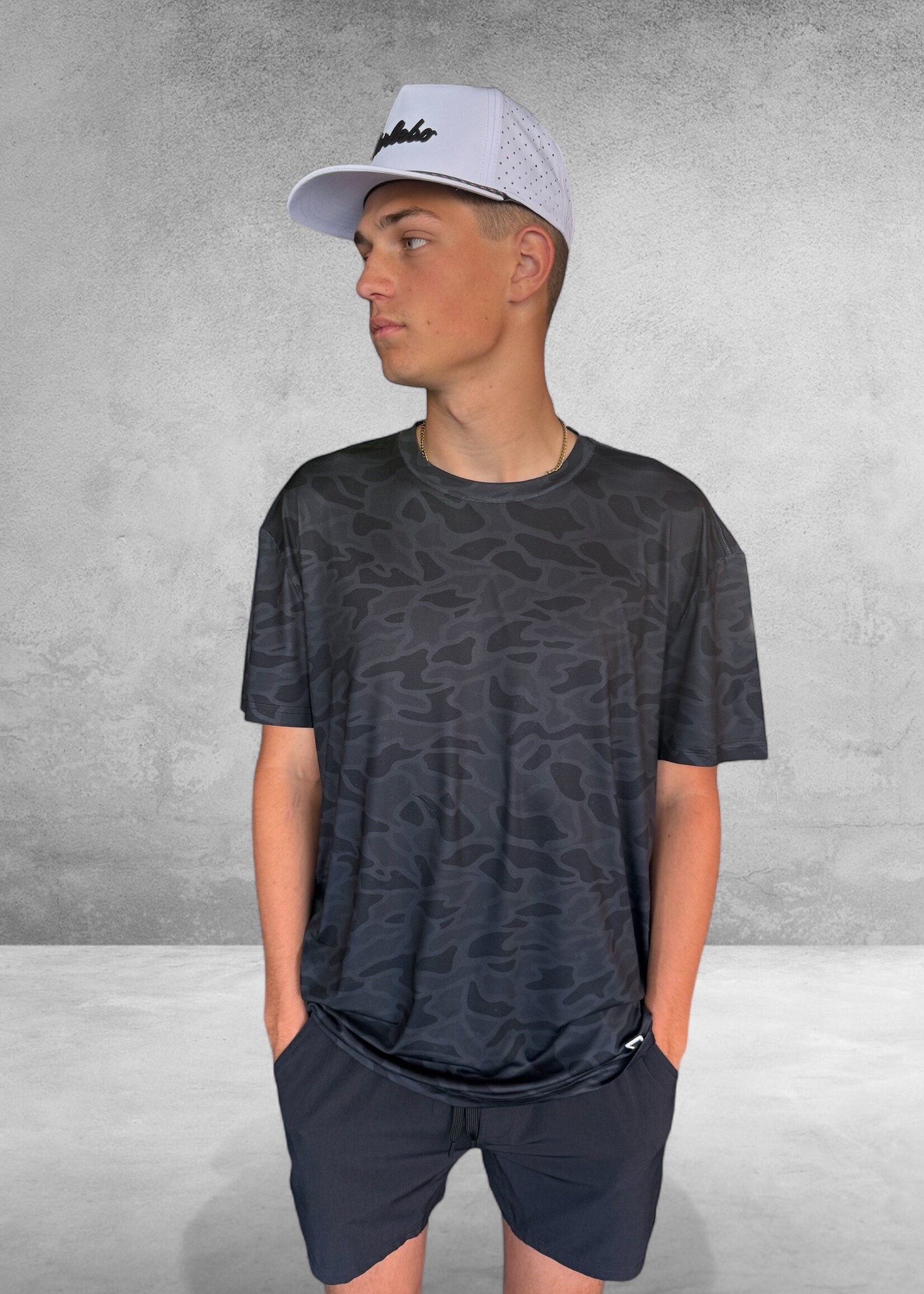 Bloom and Company Burlebo Go To Tee Black Camo