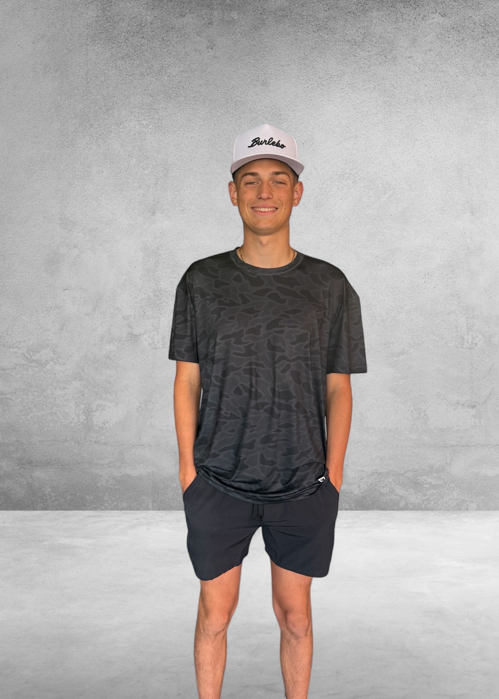 Bloom and Company Burlebo Go To Tee Black Camo