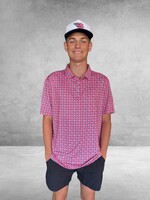 Bloom and Company Burlebo Performance Polo American Flag