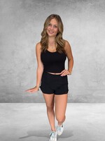 Bloom and Company V-Neck Yoga Top Black