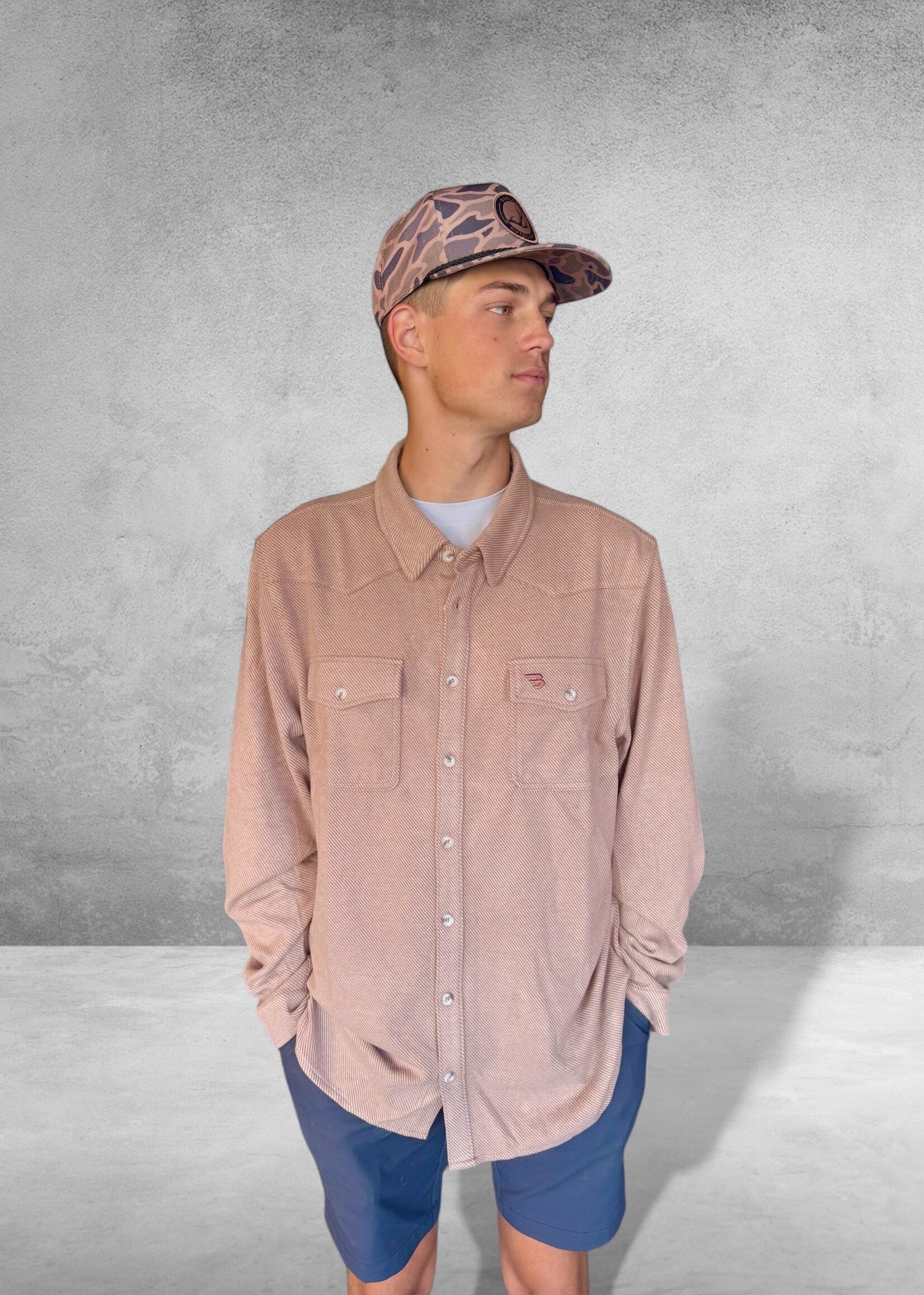 Bloom and Company Burlebo Austin Shirt Khaki