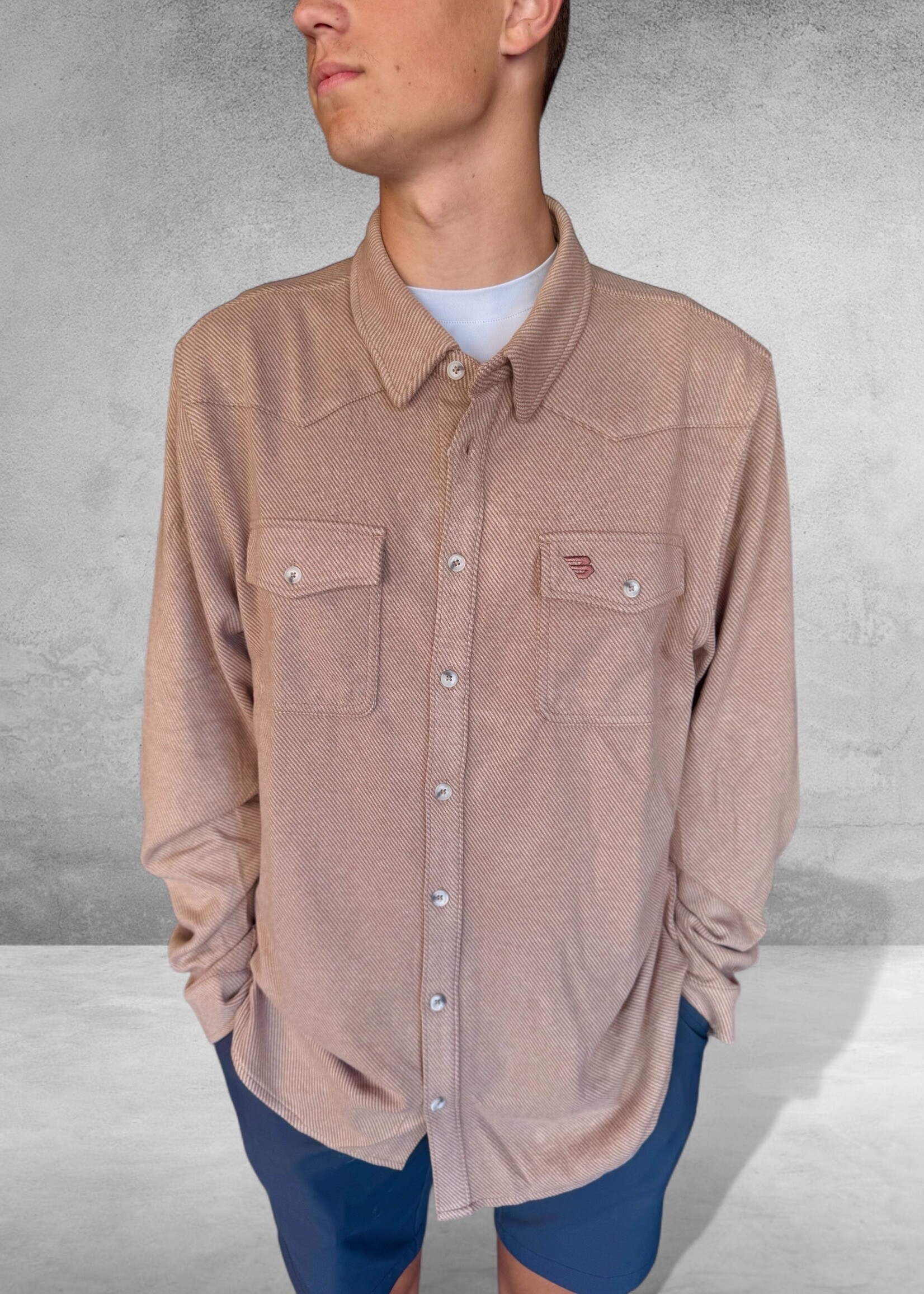 Bloom and Company Burlebo Austin Shirt Khaki