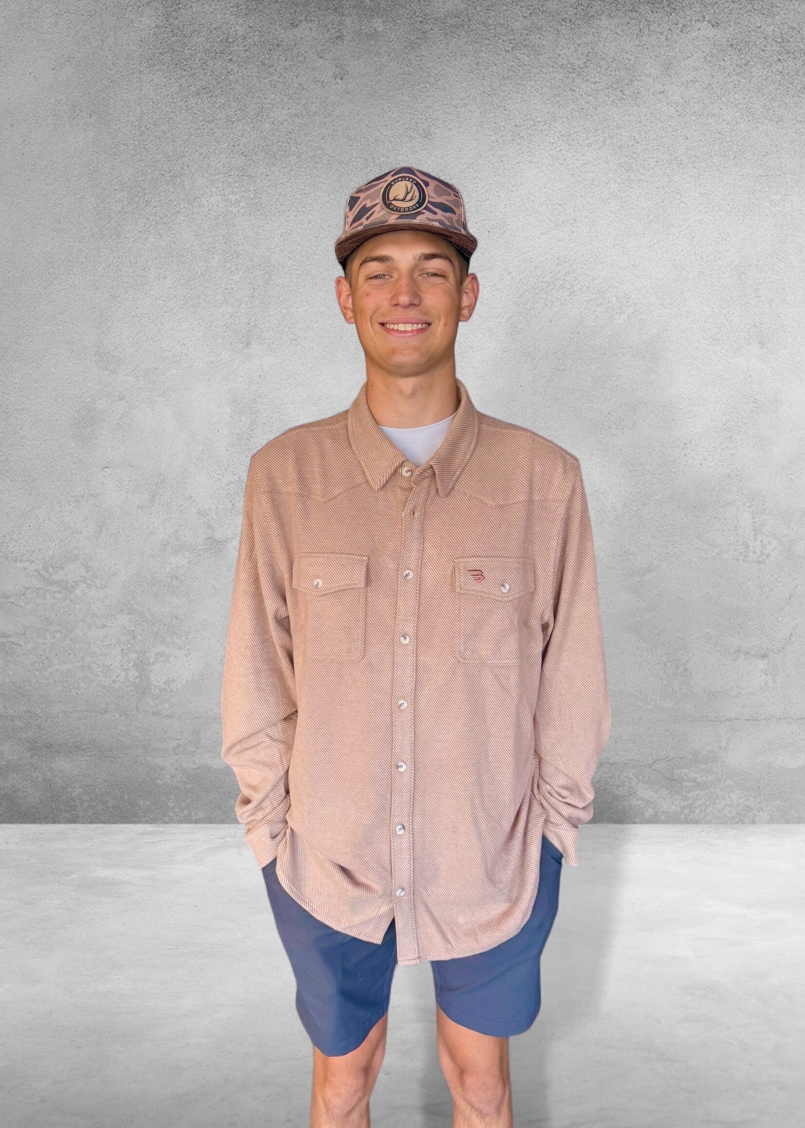 Bloom and Company Burlebo Austin Shirt Khaki