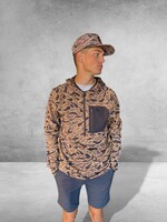 Bloom and Company Burlebo Blaze Tech Quarter Zip Gauge Camo
