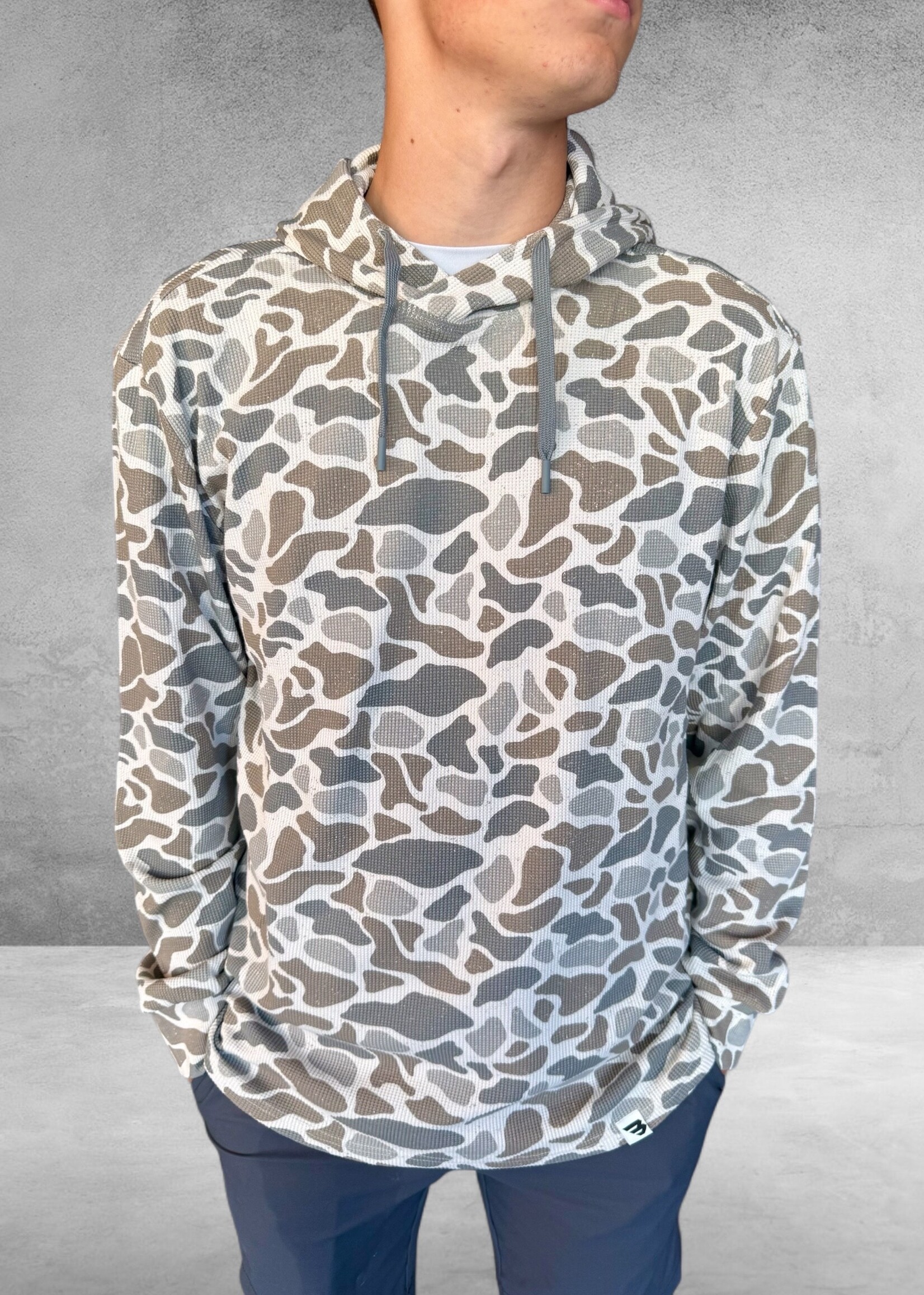 Bloom and Company Burlebo Thermal Hoodie Classic Deer Camo