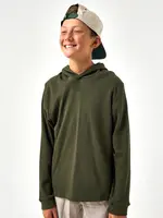 Bloom and Company Burlebo Youth Thermal Hoodie Mallard Green