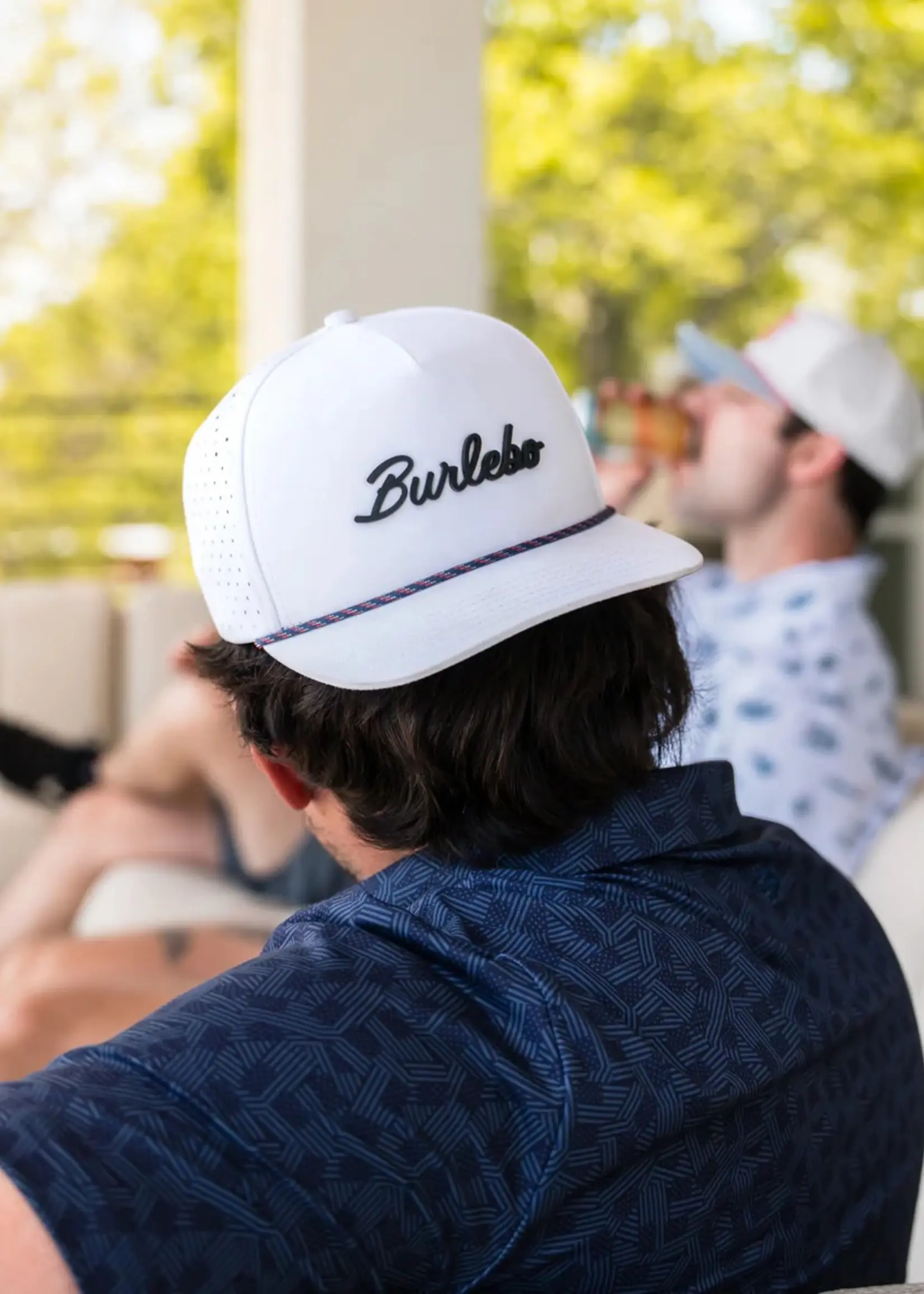 Bloom and Company Burlebo Performance Cap Tour White