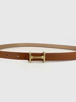 Bloom and Company Brown Versatile Thin Belt
