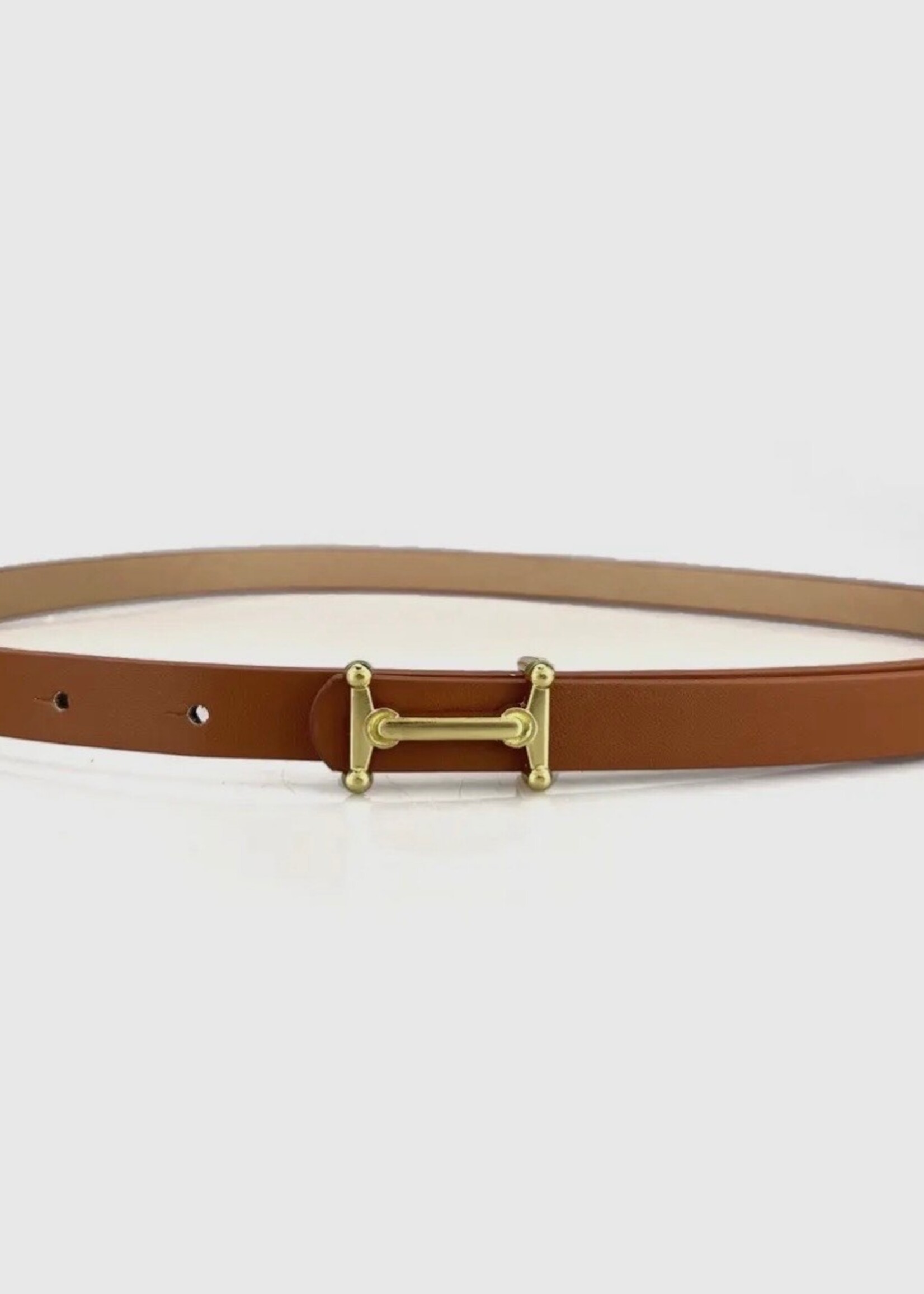 Bloom and Company Brown Versatile Thin Belt