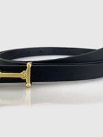 Bloom and Company Black Versatile Thin Belt