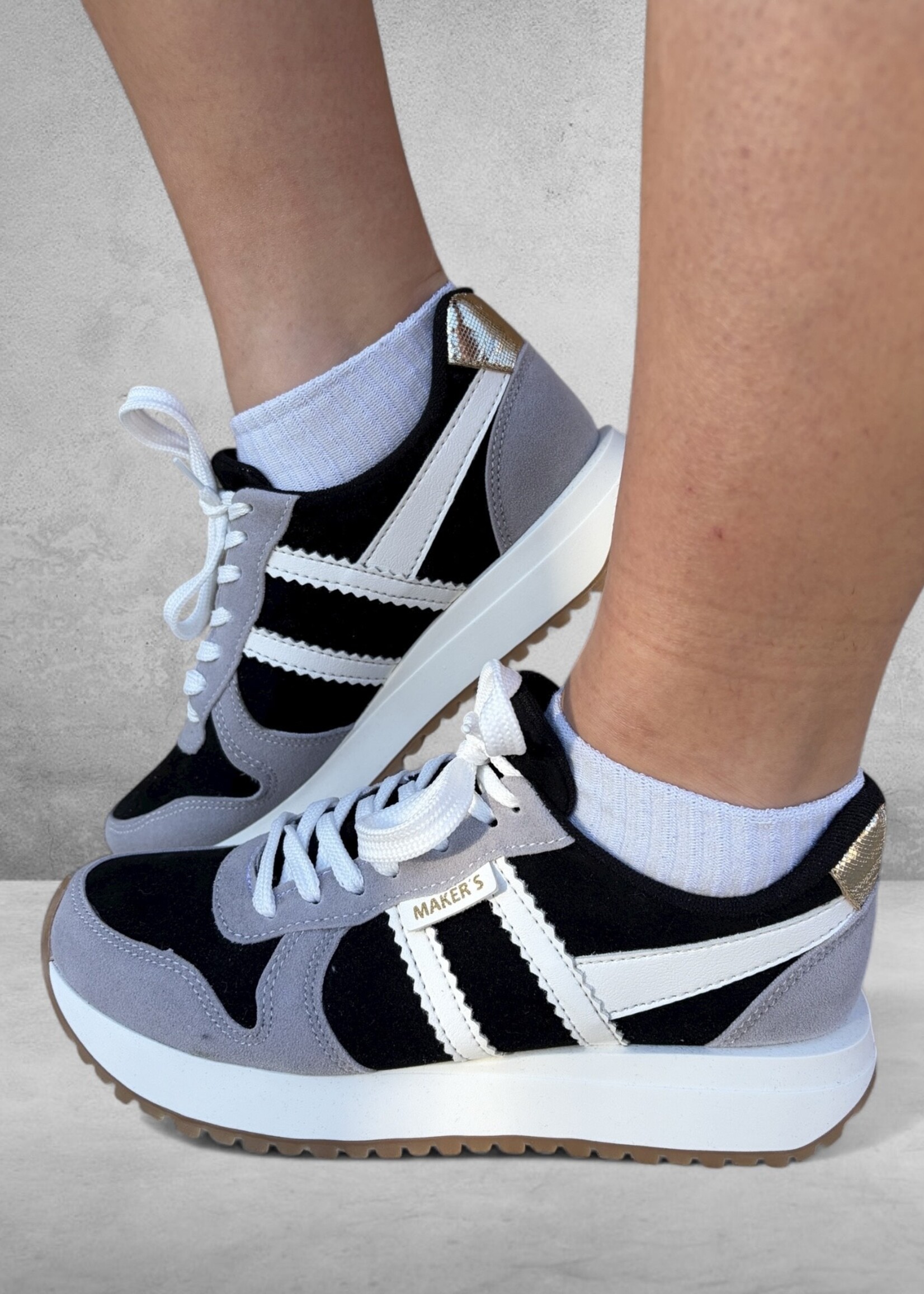 Bloom and Company Black Ace Sneaker