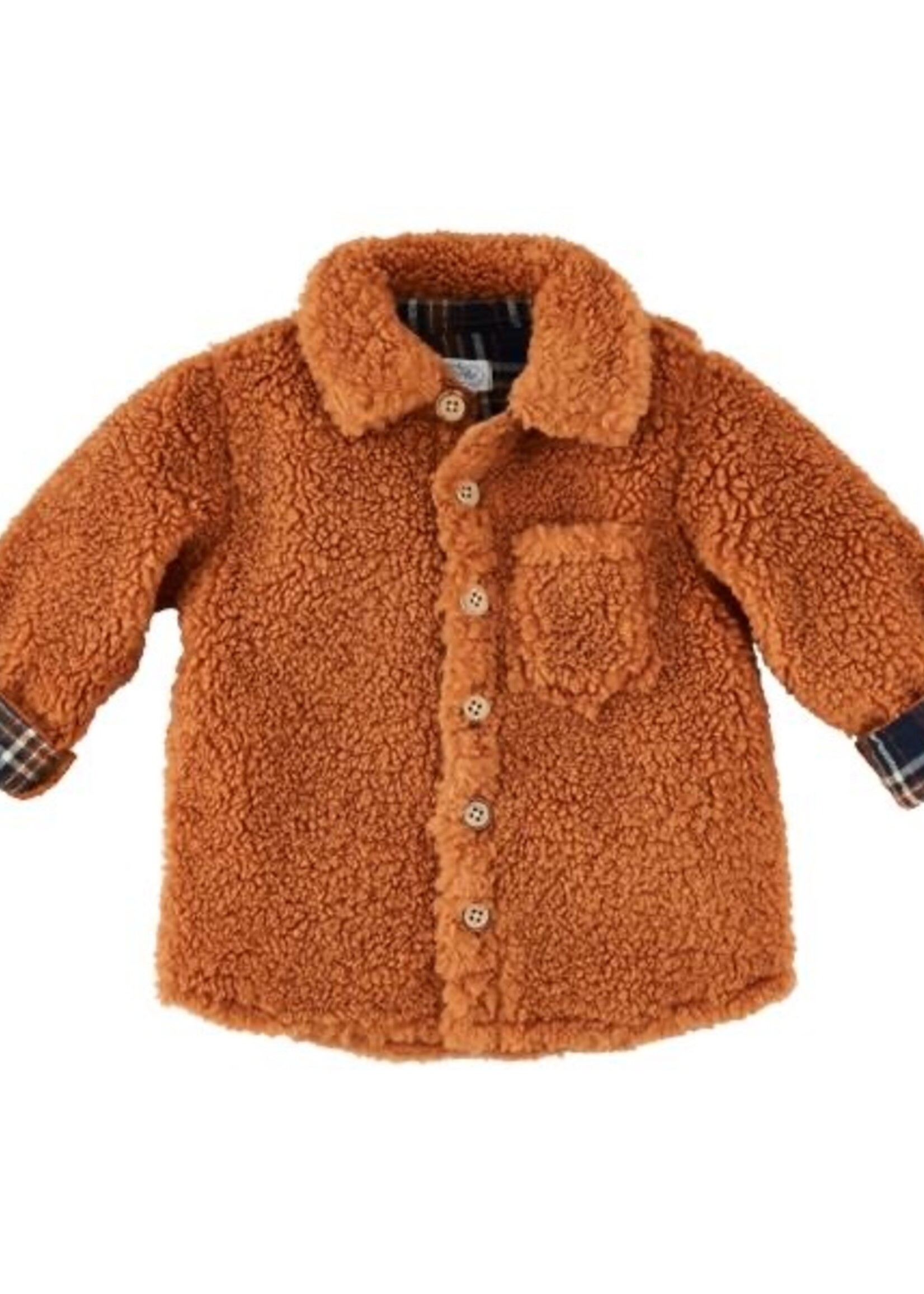 Youth Tan Sherpa Jacket