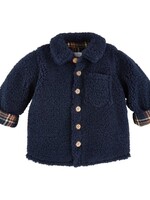 Youth Navy Sherpa Jacket