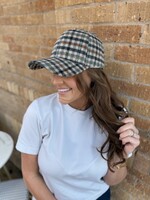 Bloom and Company Plaid Baseball Cap