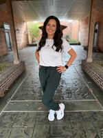 Bloom and Company Forest Green Jogger Pant