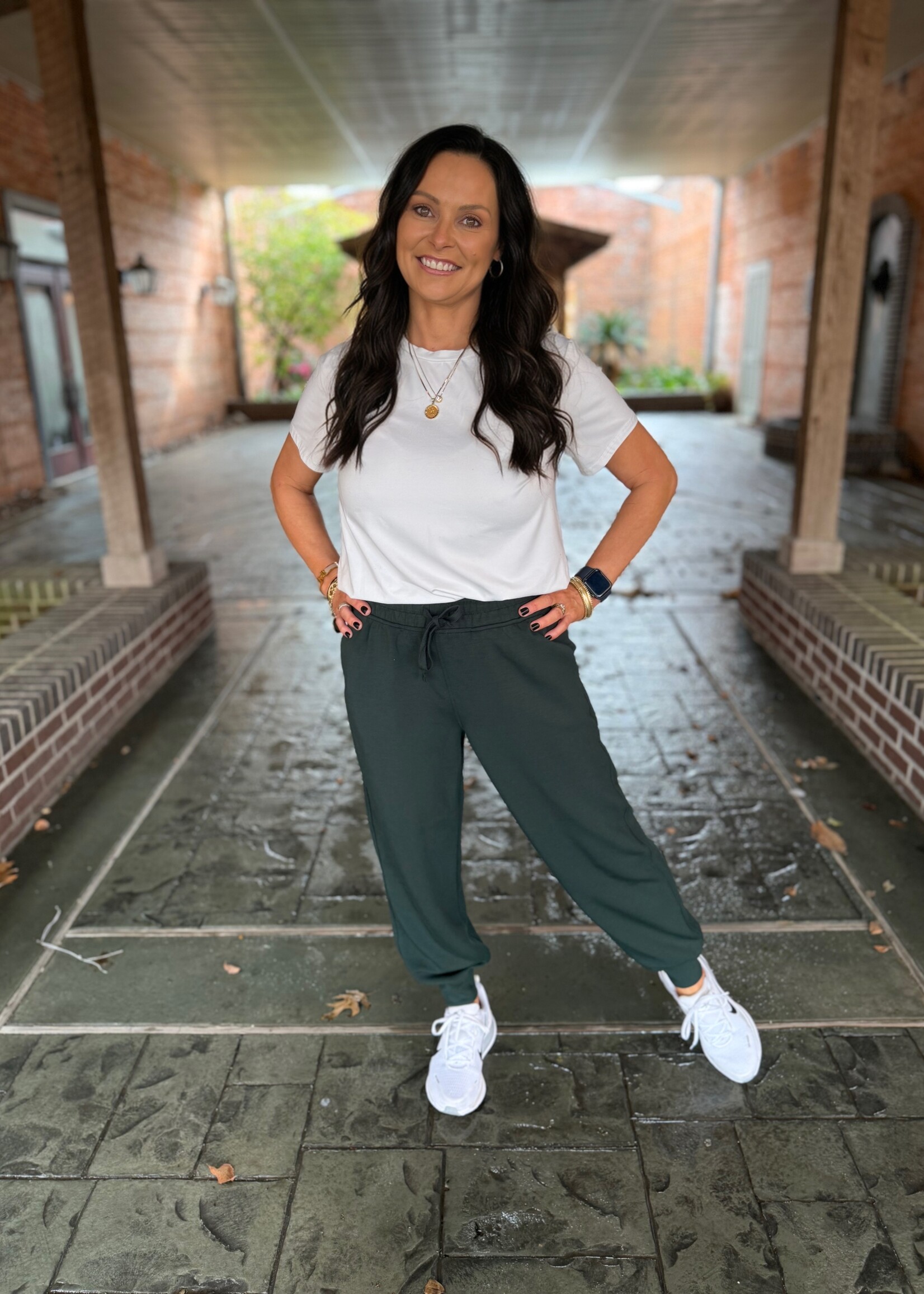 Bloom and Company Forest Green Jogger Pant