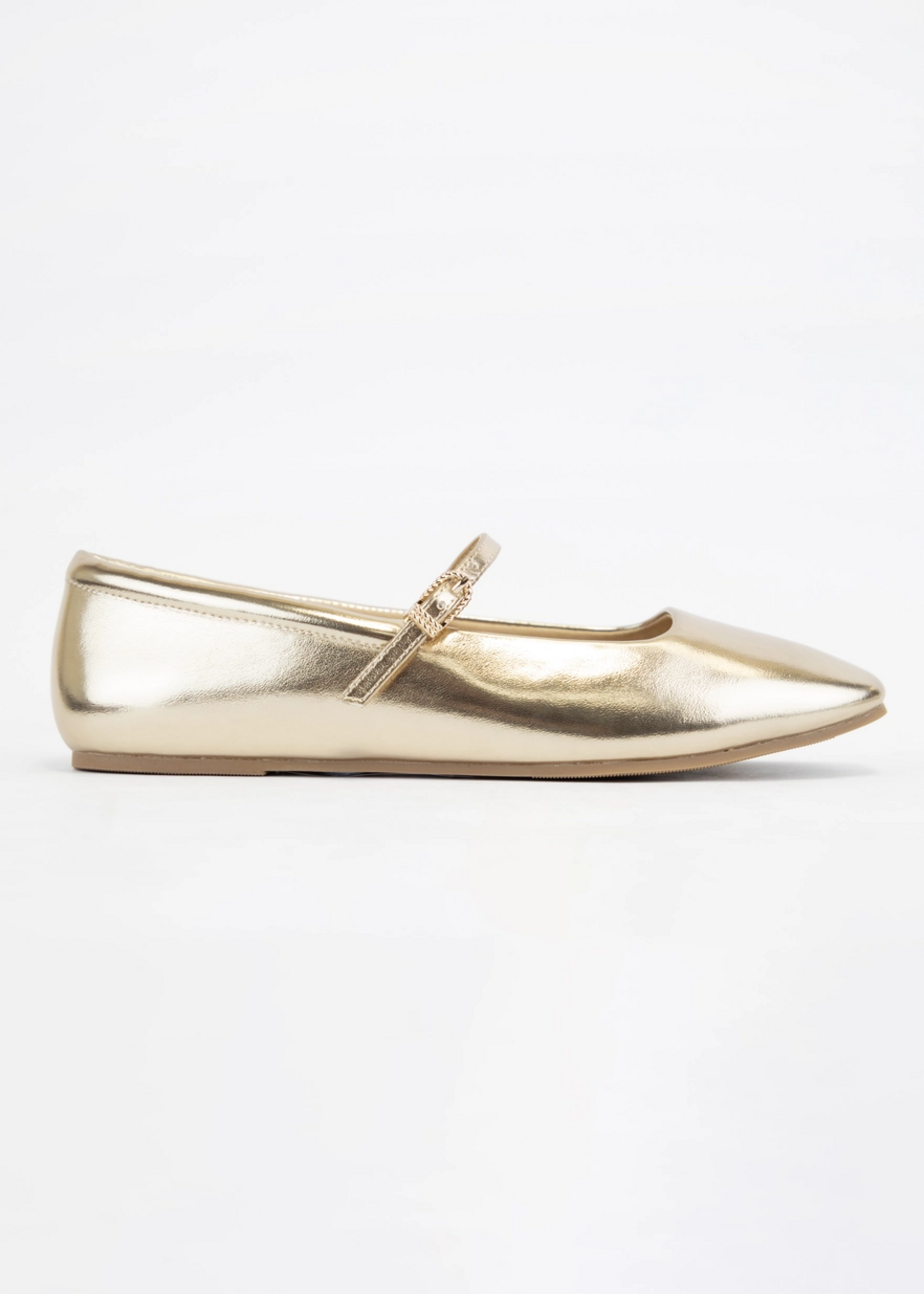 Bloom and Company Kiana Gold Ballet Flats