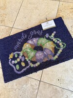 Bloom and Company King Cake Love Coir Doormat