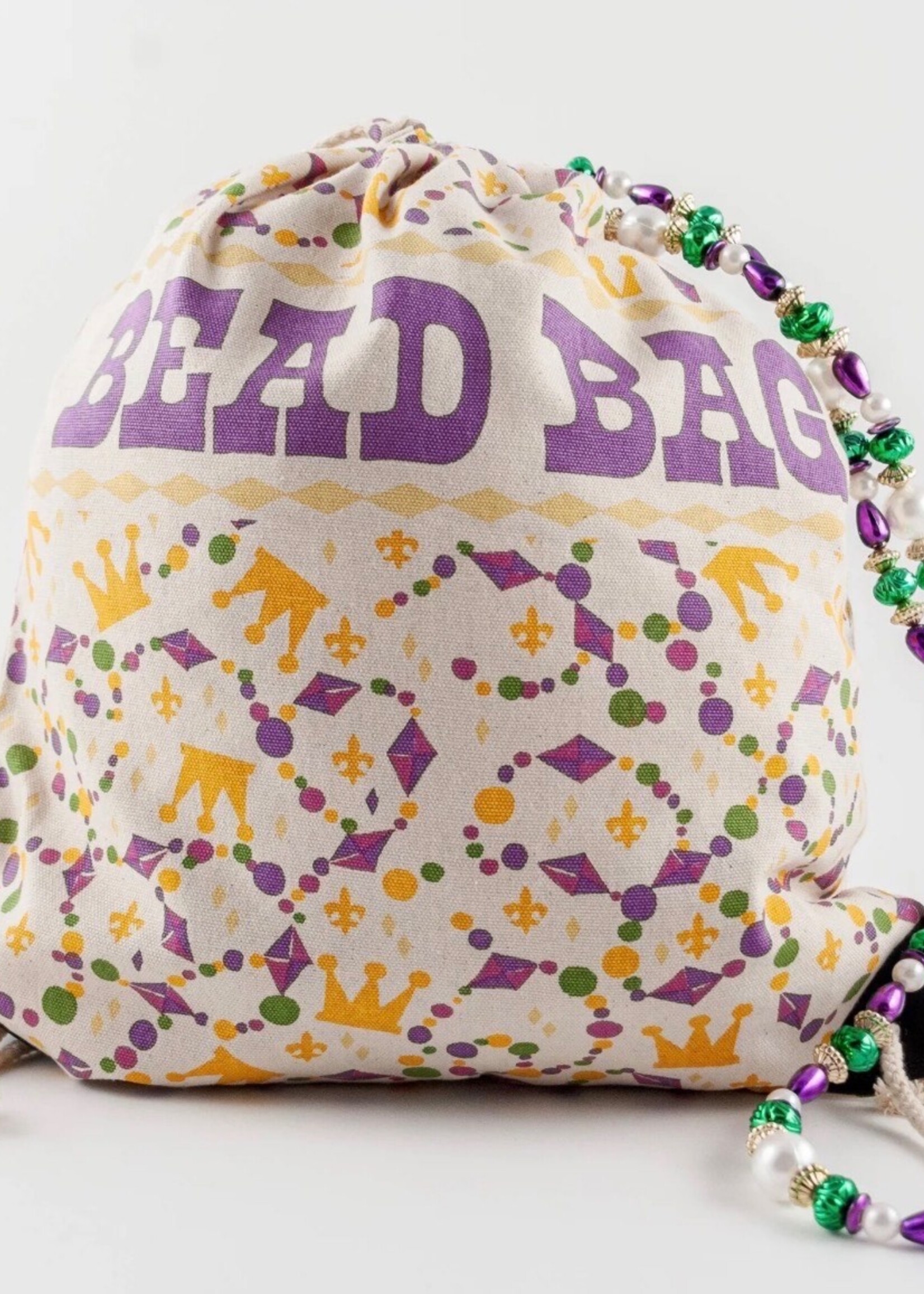 THE PARISH LINE Mardi Gras Bead Bag