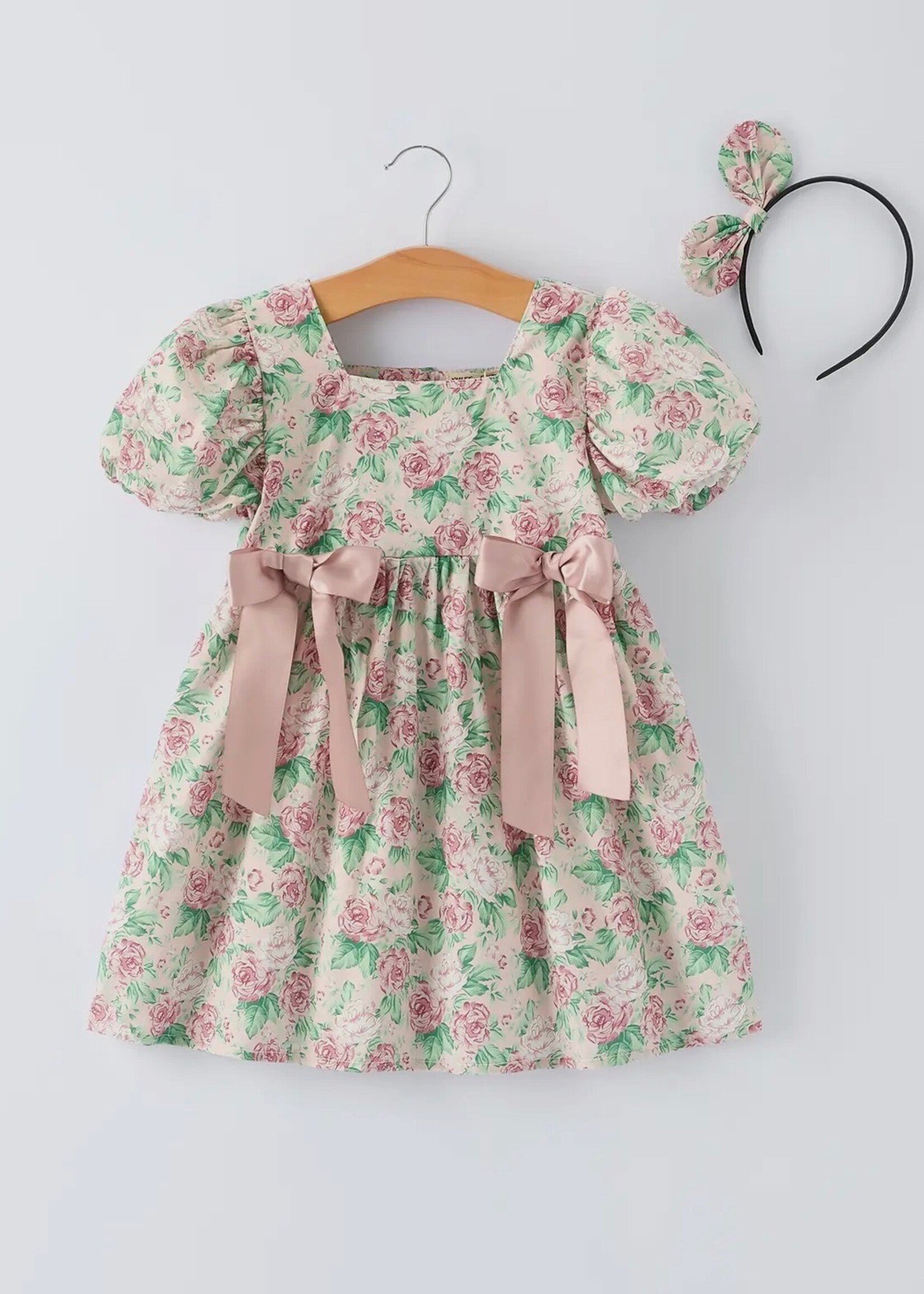 Rylee Faith Designs Vintage Rose Baby Girls Dress