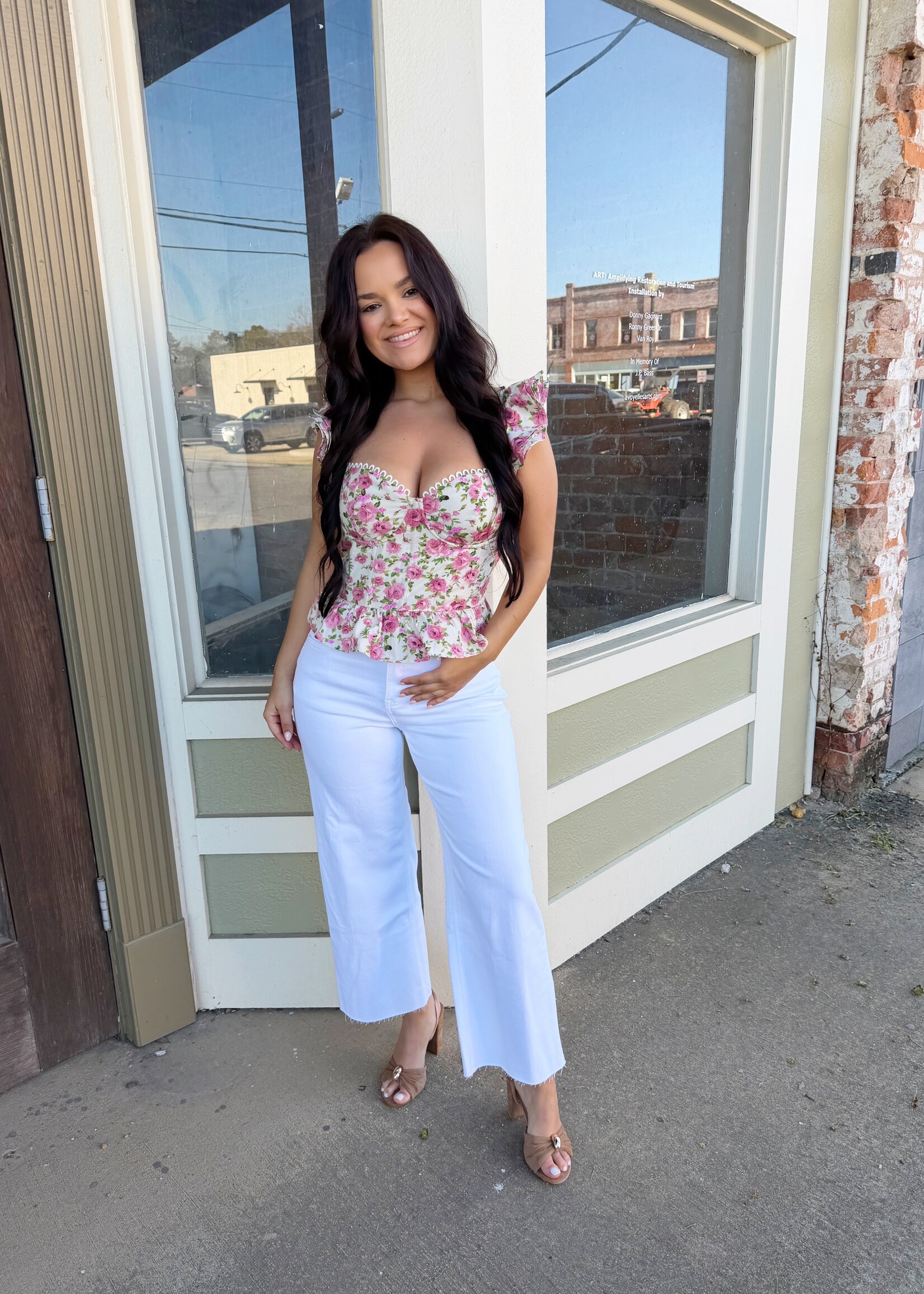 Dress Forum Sweet Rose Sleeveless Corset Top