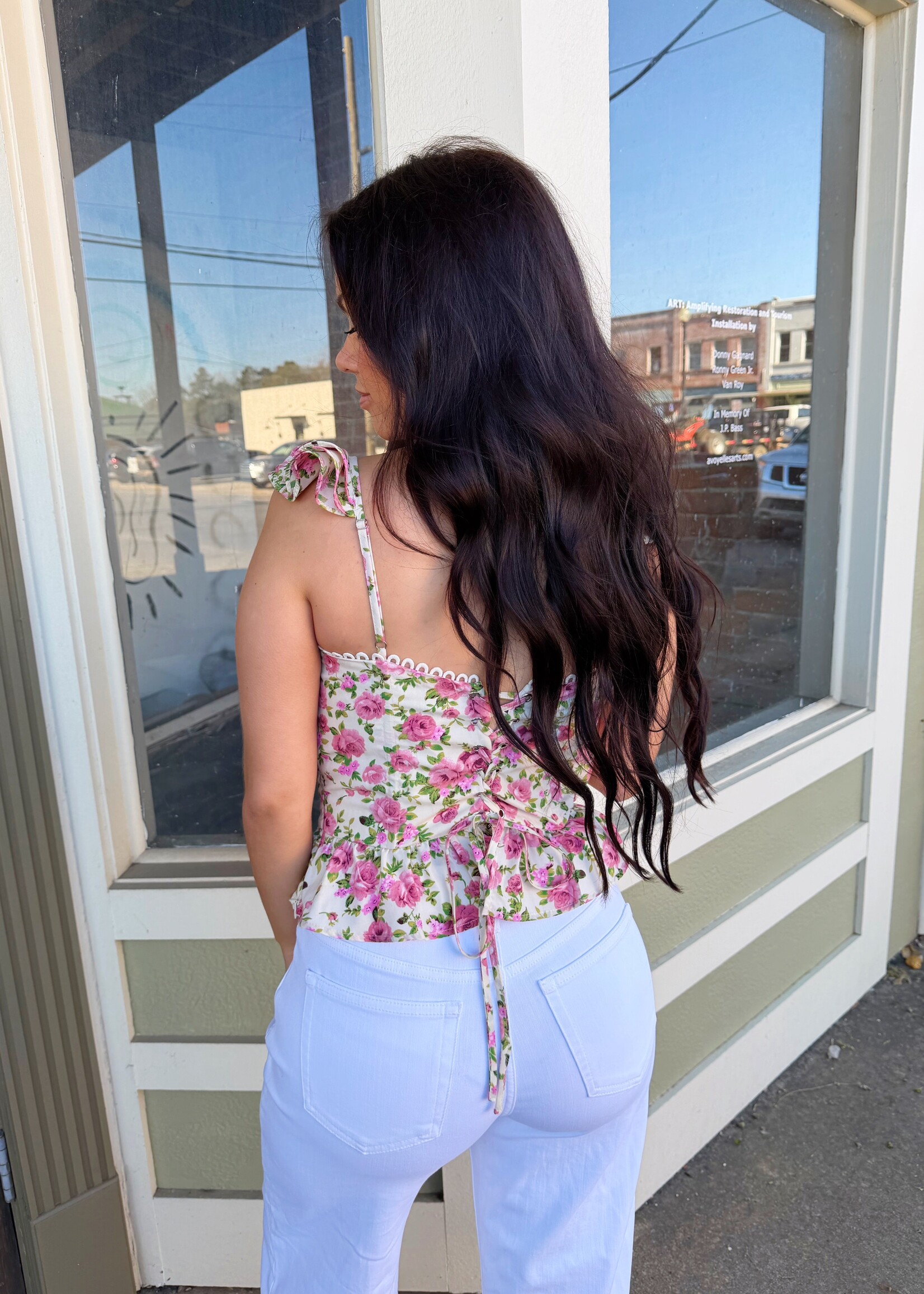 Dress Forum Sweet Rose Sleeveless Corset Top