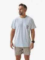 Burlebo Burlebo Adult SS Tee Fish Wild Heather Ash Grey